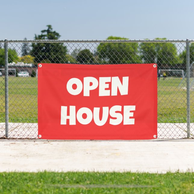 Banner "OPEN HOUSE" (Insitu)