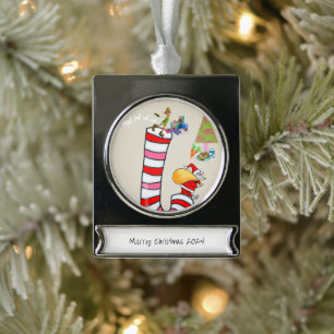 Banner Ornament Elf Santa Candy Cane