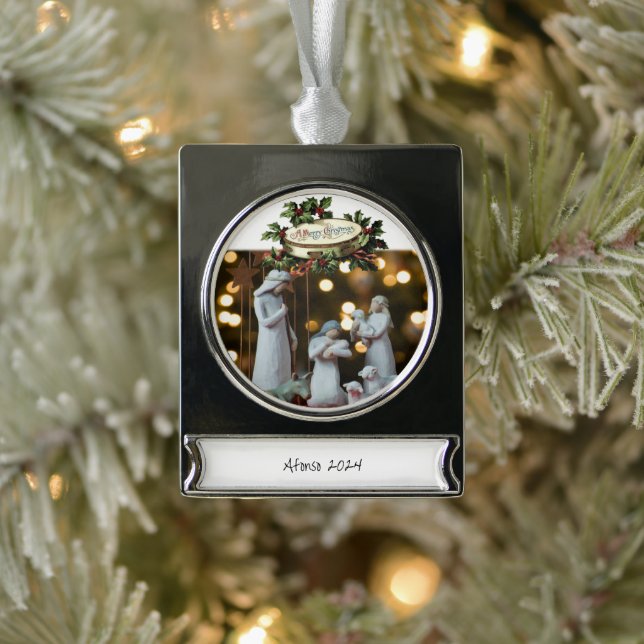 Banner Ornament Jesus (Baum)