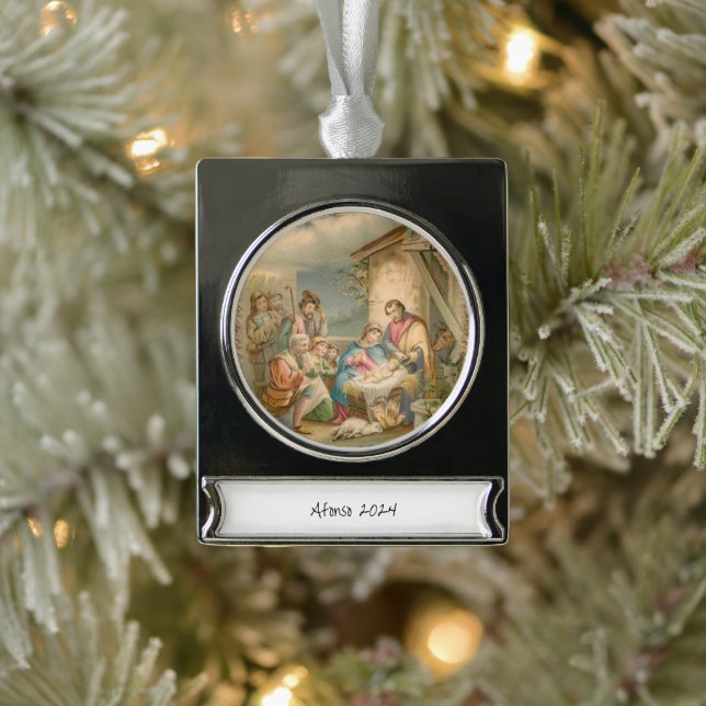 Banner Ornament Jesus (Baum)