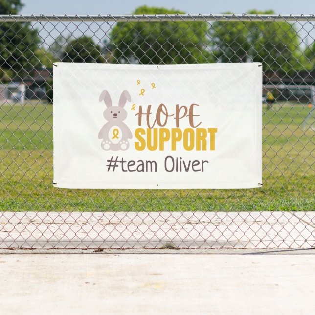 Banner Outdoor Sign für Krebs im Kindesalter indiv (Insitu)