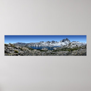 Banner Peak over Garnet Lake - Sierra Nevada Poster
