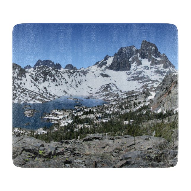 Banner Peak over Garnet Lake - Sierra Nevada Schneidebrett (Vorderseite)