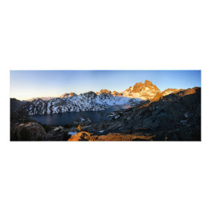 Banner Peak Sunrise Garnet Lake - John Muir Trail Fotodruck