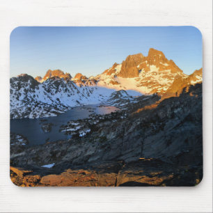 Banner Peak Sunrise Garnet Lake - John Muir Trail Mousepad
