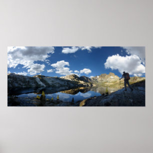Banner Peak und 1000 Island Lake - John Muir Trail Poster