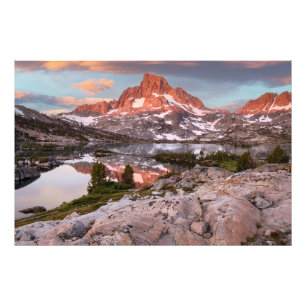 Banner Peak und Thousand Island Lake Fotodruck