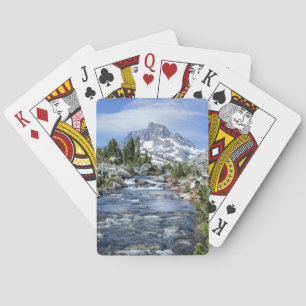 Banner Peak von Tausend Inseln - Sierra Nevada Spielkarten