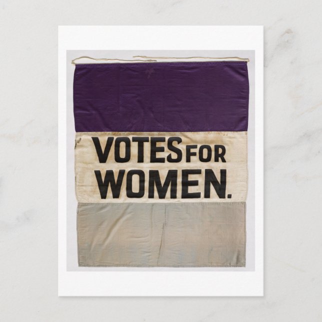 Banner "STIMMEN FÜR FRAUEN" Suffragette 1910-1920 Postkarte (Vorderseite)