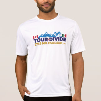 Banner "Tour Divide" + Höhenprofil T-Shirt