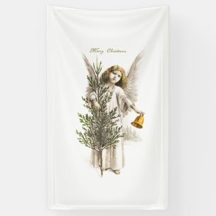 Banner: VINTAGE CHRISTMAS ANGEL Banner