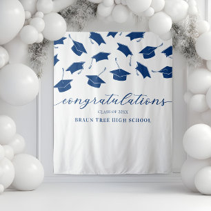 Banner Wiedersehen Abschluss Wandteppich