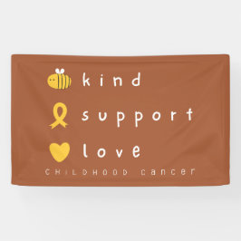 Banner-Zeichen zur Sensibilisierung für Krebs bei  Banner