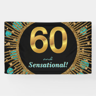 Banner zum 60. Geburtstag einer Frau