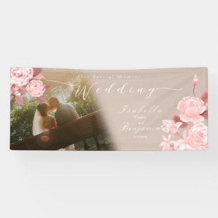 Banner zum Hochzeitsschick der Rose