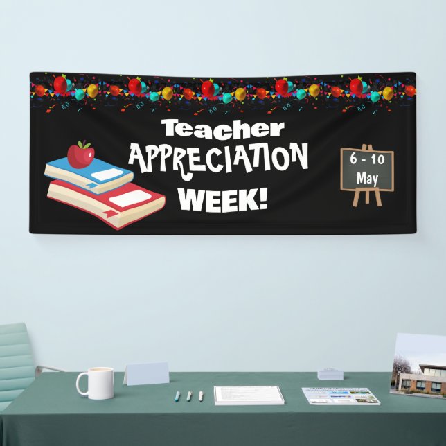 Banner zur Bewertung der Schulwoche (Messe)