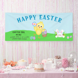 Banner zur niedlichen Bunny Ostereier-Jagd