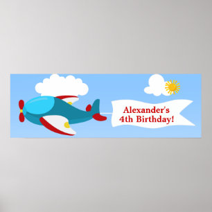 Bannerbanner Junge Geburtstag Banner Poster