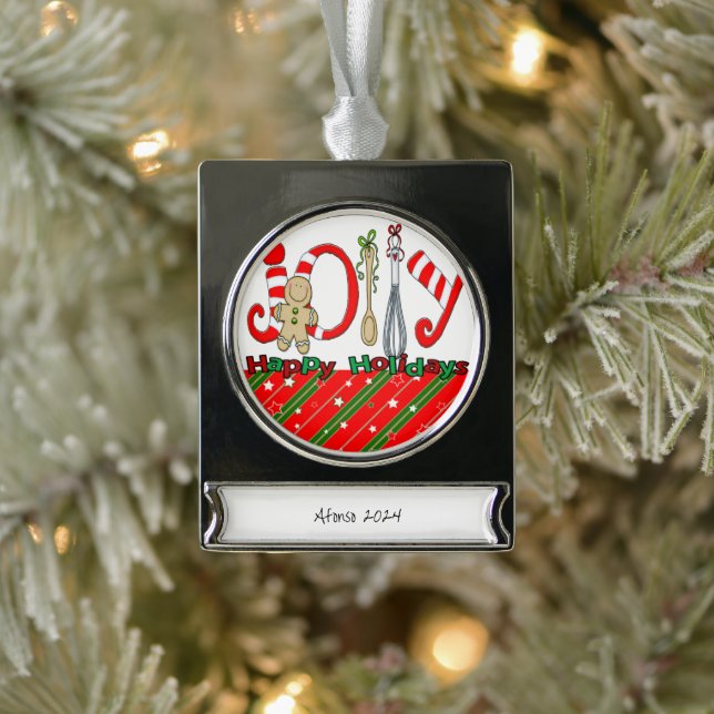 Bannerdekoration Banner-Ornament Silber (Baum)