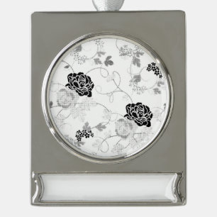 Bannerdekoration Banner-Ornament Silber