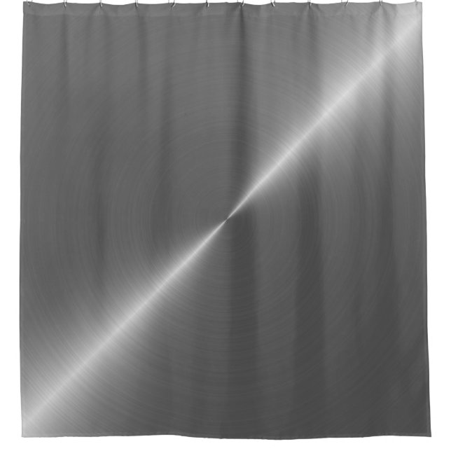 Bannerhintergrundtextur Metall Duschvorhang (Vorderseite)