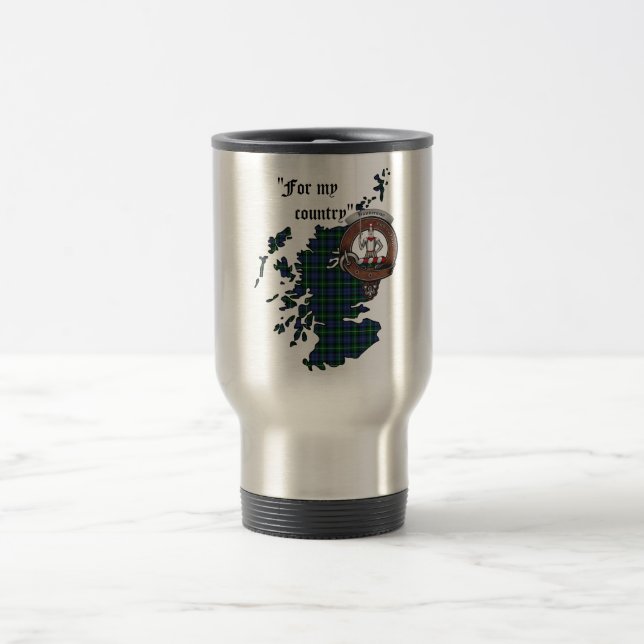 Bannerman Clan Abzeichen Travel Mug Reisebecher (Mittel)