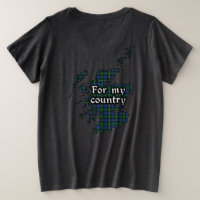 Bannerman Clan Abzeichen und Tartan Women's