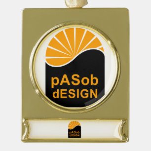 Bannerornament - Vergoldet Banner-Ornament Gold