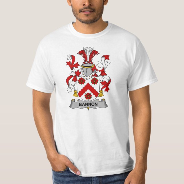Bannon Familienwappen T-Shirt (Vorderseite)