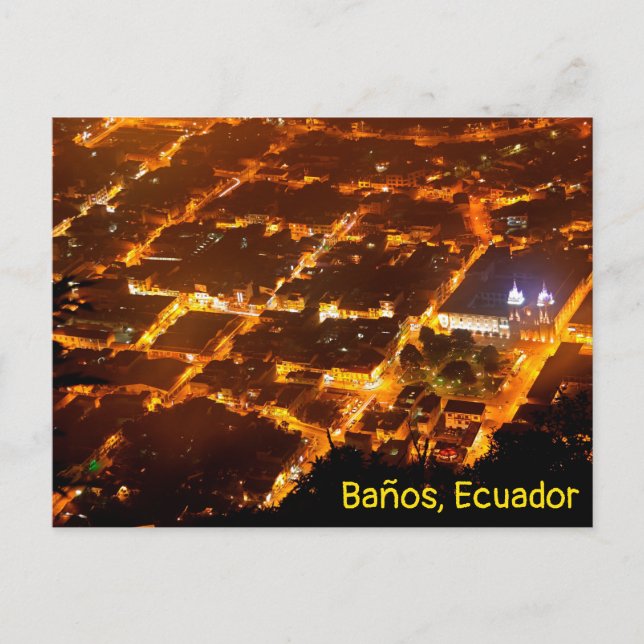 Banos, Ecuador Postkarte (Vorderseite)
