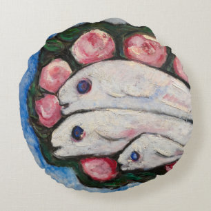 Banquet in Silence, 1935-1936 by Marsden Hartley Rundes Kissen