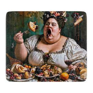 "Banquet of Chaos" Surreal farbenfrohe Kunstwerke Schneidebrett