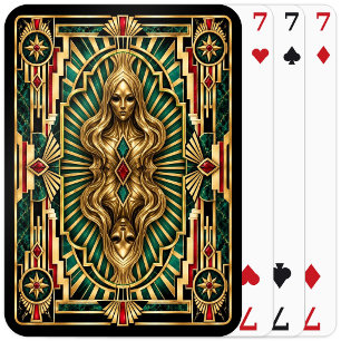 Banshee, Art Deco Mythisch Spielkarten