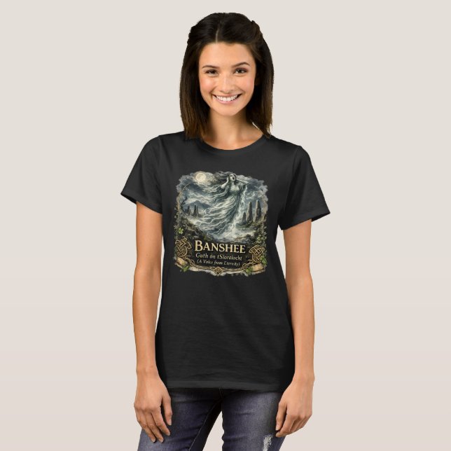 Banshee Celtic Folklore Shirt - A Voice  (Vorne ganz)