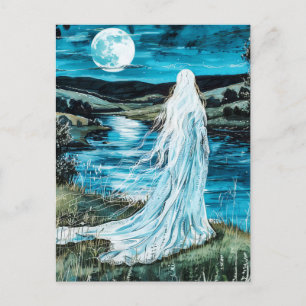 Banshee Celtic Wailing Spirit of Death Postkarte