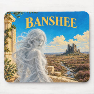 Banshee, Gothic Fantasy Monster Mousepad