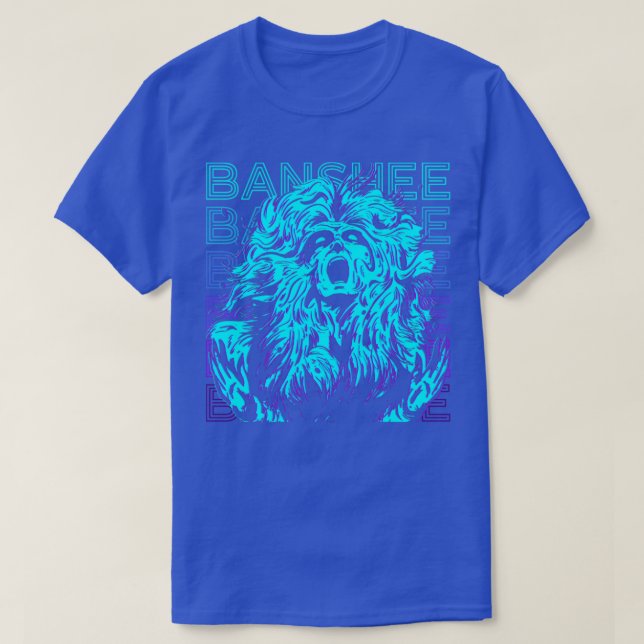 Banshee Irish Legends Folklore Retro Banshee Gesch T-Shirt (Design vorne)