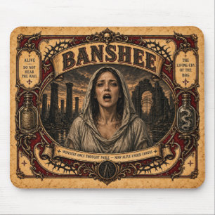 Banshee, Vintage-Zirkus-Monster Mousepad