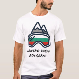 Bansko Bulgaria Ski Snowboard Resort T Shirt
