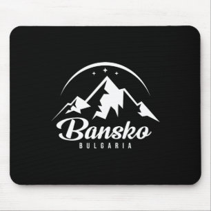 Bansko Bulgarien Skigebiet Skifahren Snowboarden Mousepad