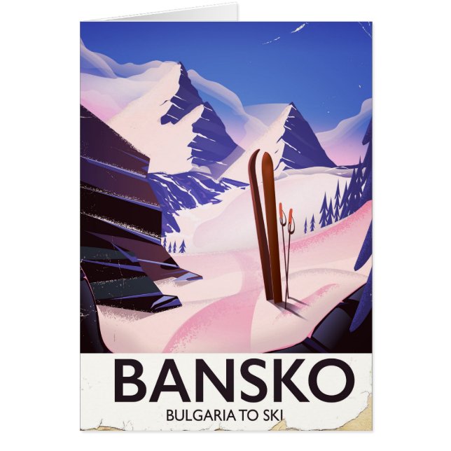 Bansko Bulgarien zum Skifahren (Vorne)