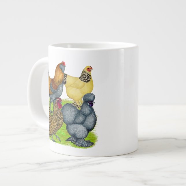 Bantam Quartett Jumbo-Tasse (Vorderseite Links)