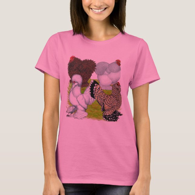 Bantams Feather Leged T-Shirt (Vorderseite)