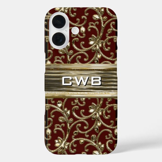 Banter Lorounrd Monogram Case-Mate iPhone Hülle (Rückseite)