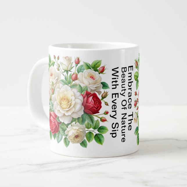 Bantry Bay Rhapsody Rose 4K Jumbo-Tasse (Vorderseite Links)