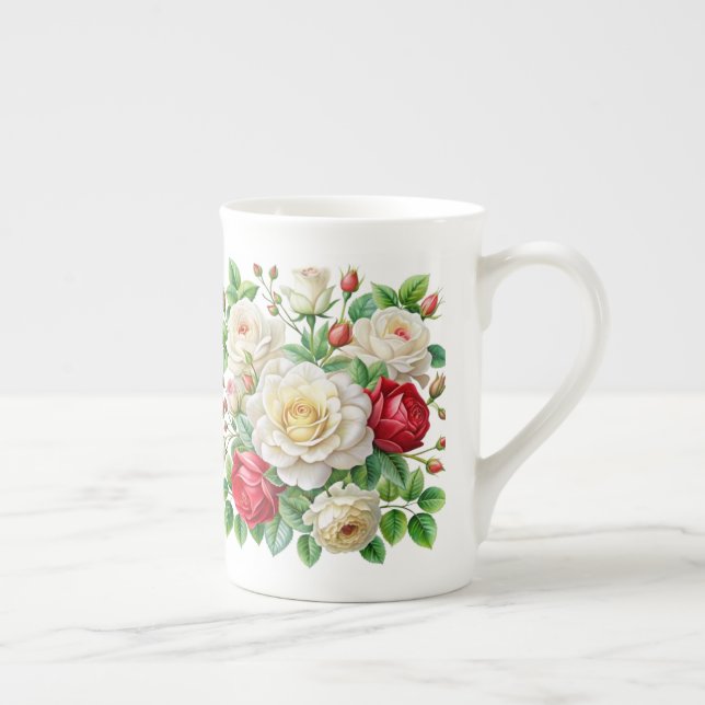 Bantry Bay Rhapsody Rose 4K Prozellantasse (Rechts)