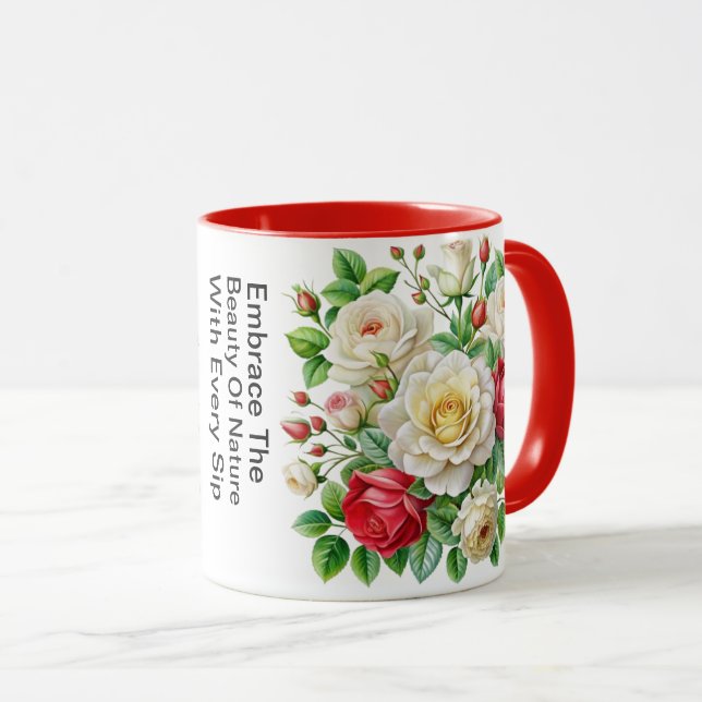 Bantry Bay Rhapsody Rose 4K Tasse (VorderseiteRechts)