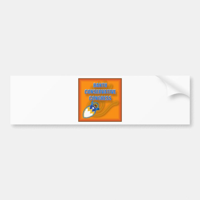 Bantu Conservative Congress Logo Autoaufkleber (Vorne)