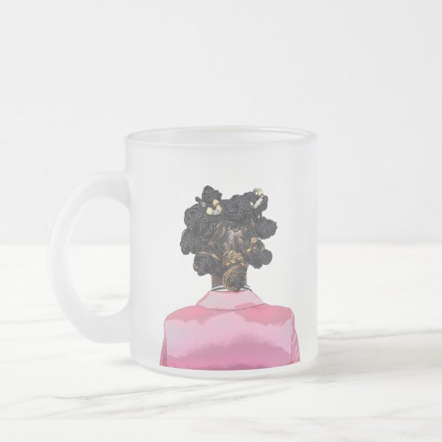 Bantu Knots Tasse (Links)