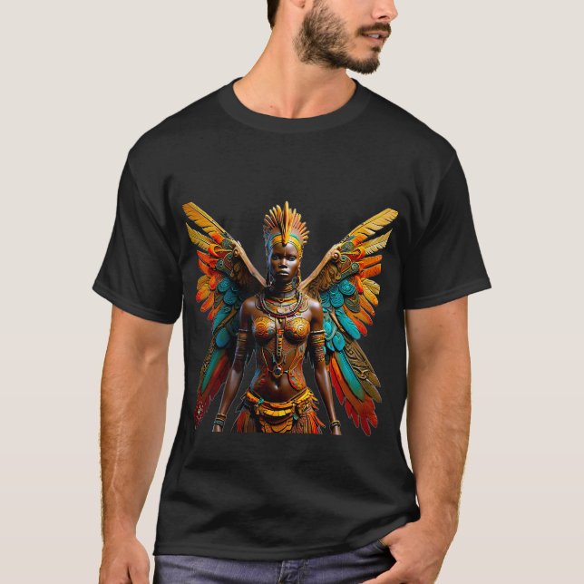 Bantu Marafiki fantasy African Fairy T-Shirt (Vorderseite)